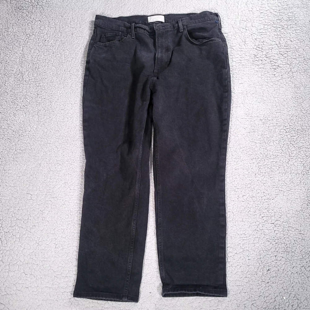 Everlane Jeans Womens 33 Gray Cheeky Jean High Rise Dark Wash Inseam 25"